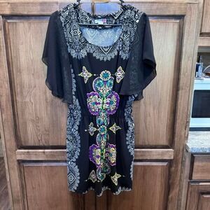 Y2K Body Central Bandana Print Dress | L